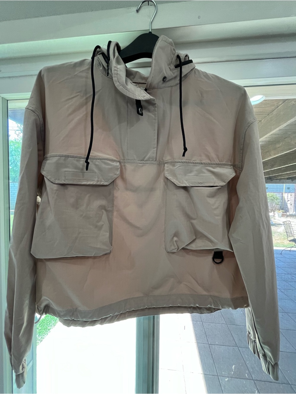 Layer 8 Light Pink Pullover Anorak Jacket